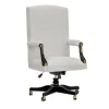 Leather and Wood Swivel Office Chair from Studio Privè Collection