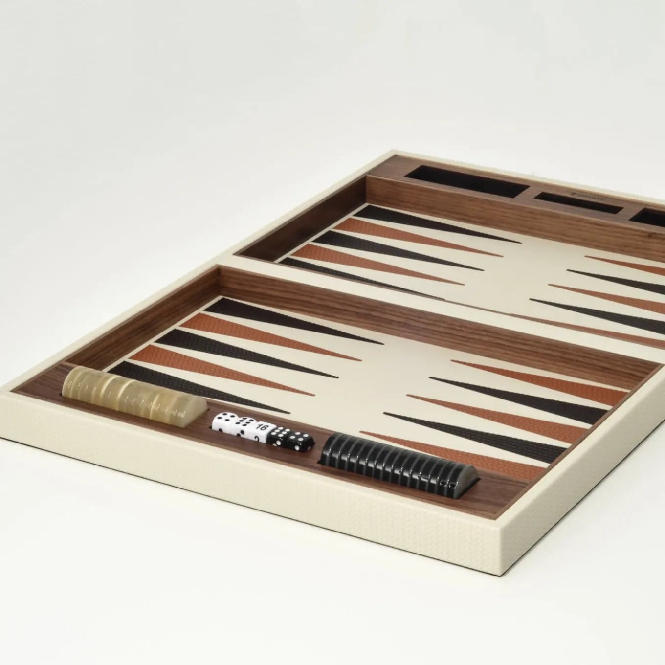 Leather Backgammon Set