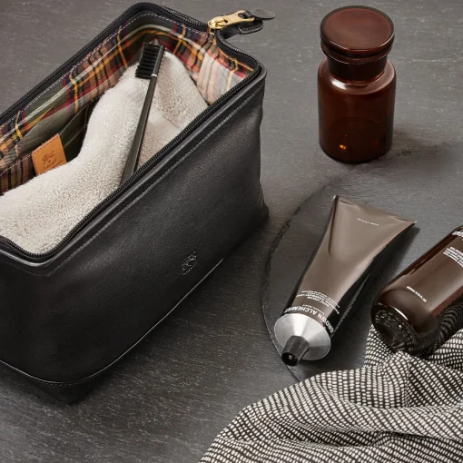 Leather Black Pouch