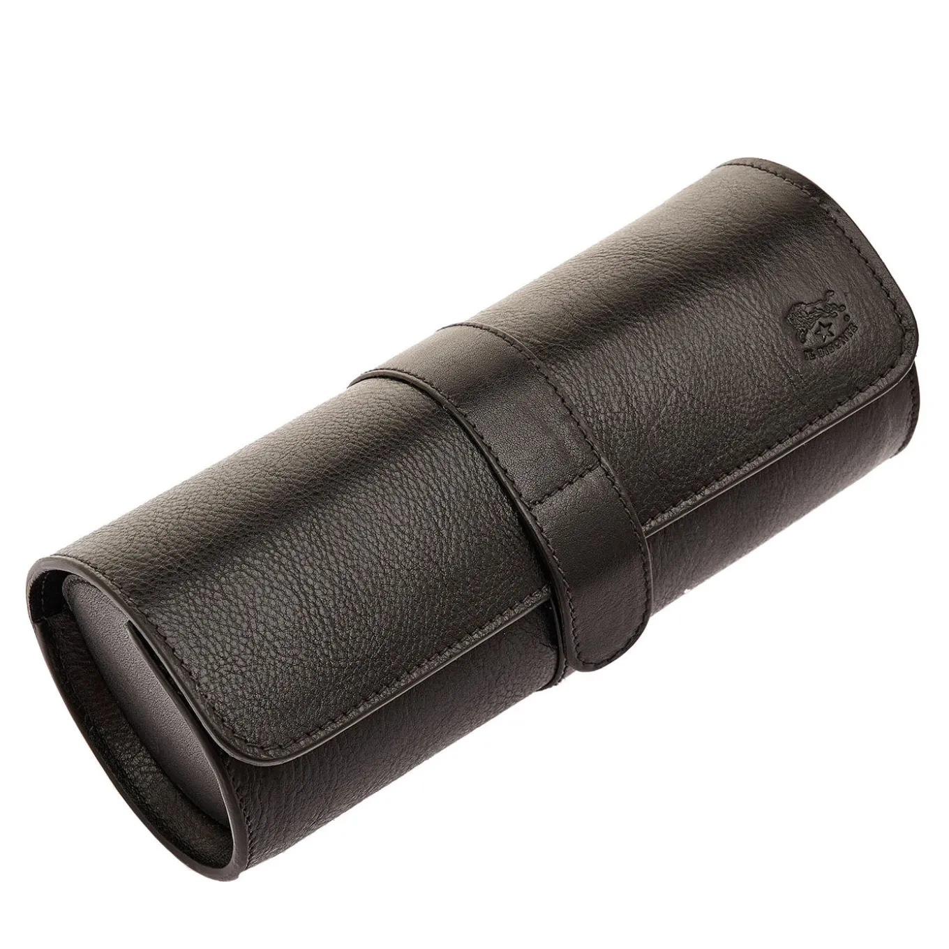 Leather Black Watch and Jewelry Case