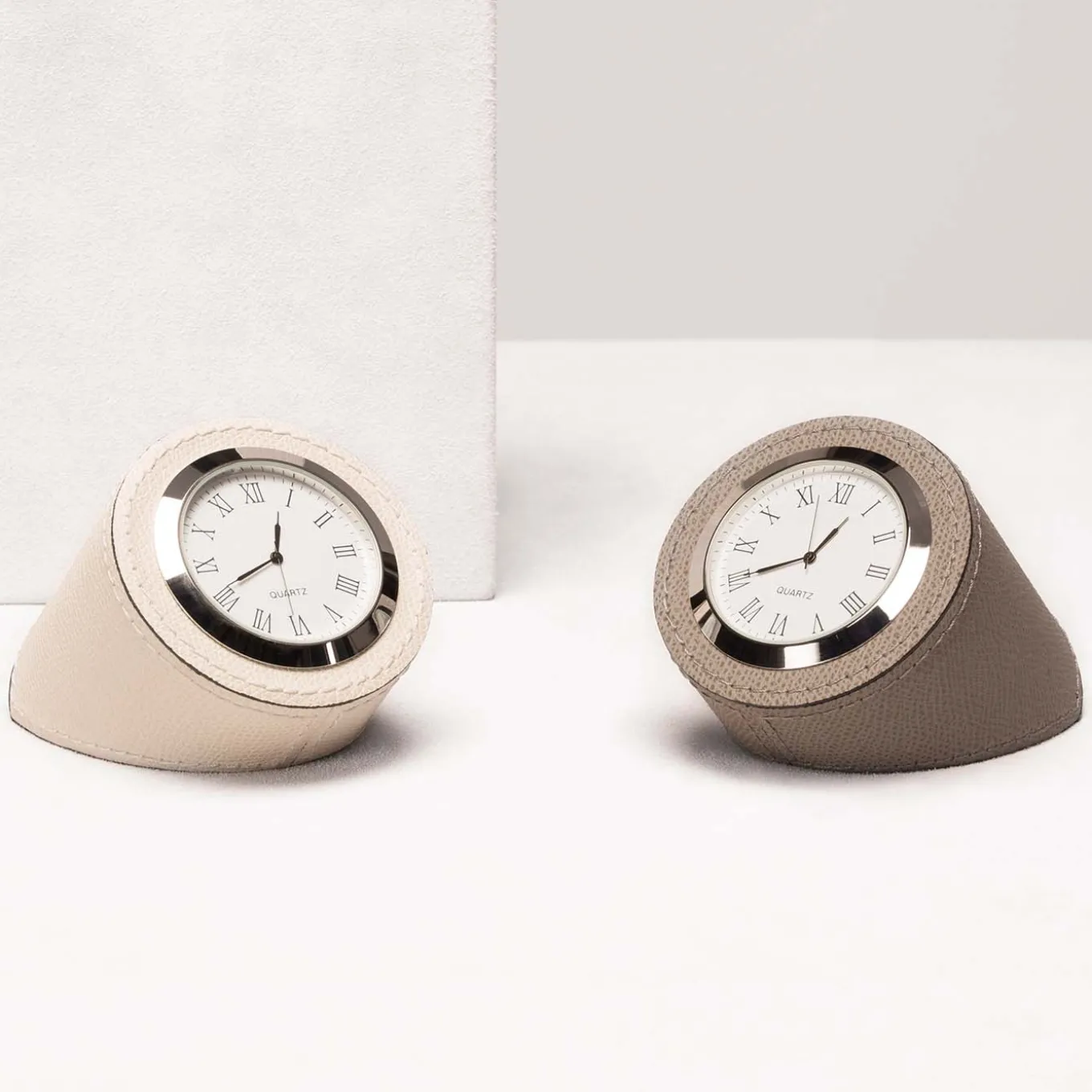 Leather Desk Clock