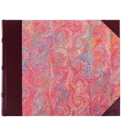 Leather Red Landscape Photo Album