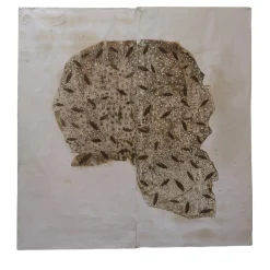 Leaves & Skull Painting