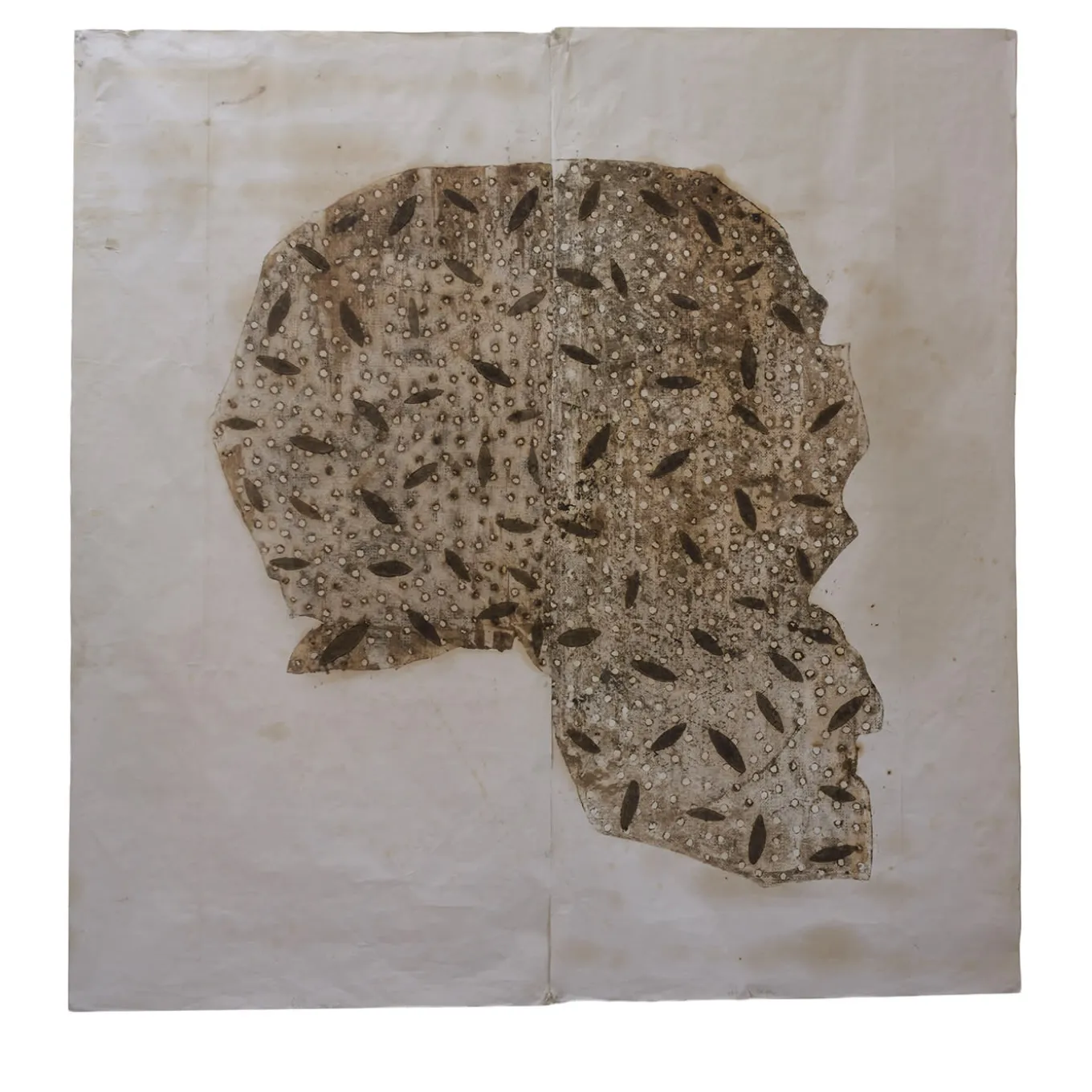 Leaves & Skull Painting