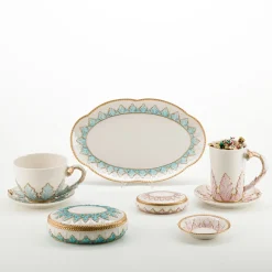 Leaves Tea Cup & Saucer