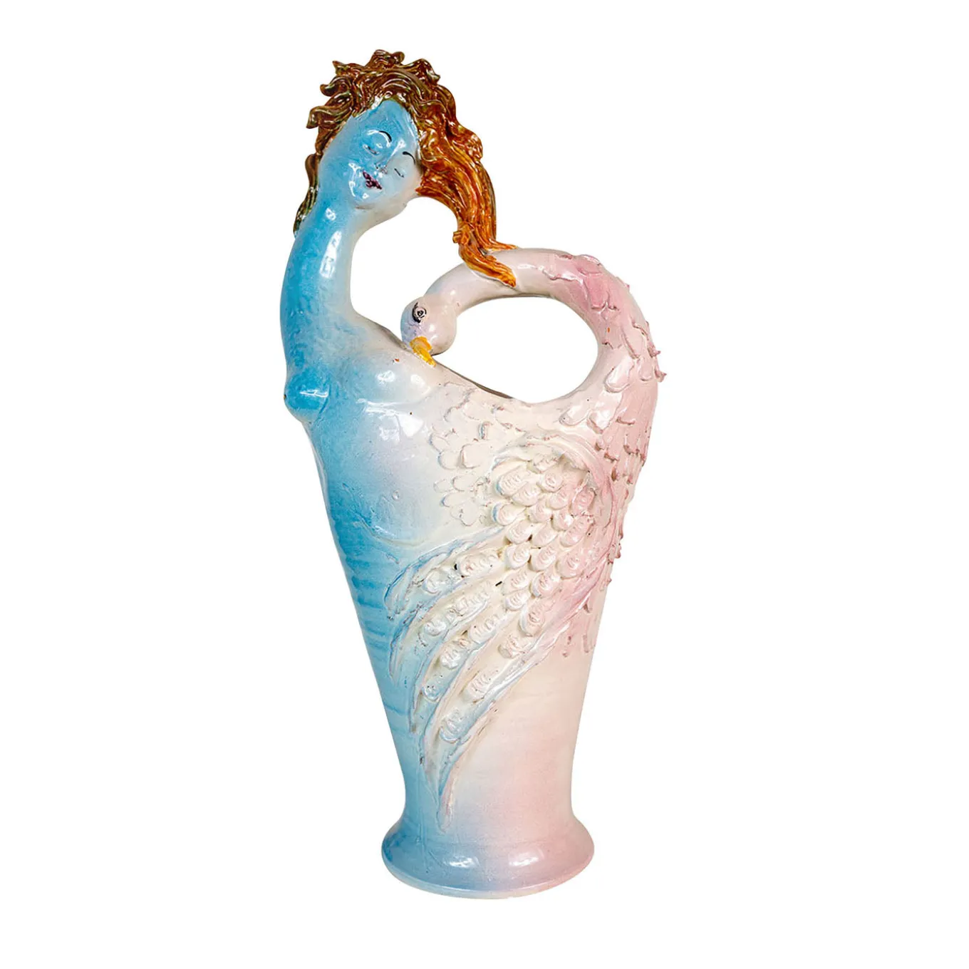 Leda and the Swan Ceramic Umbrella Holder