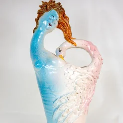 Leda and the Swan Ceramic Umbrella Holder