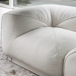 Leisure 4-Seater White Sofa by Lorenza Bozzoli