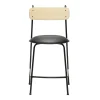 Lena Sg-65 Black And Natural Ash Bar Stool By Designerd