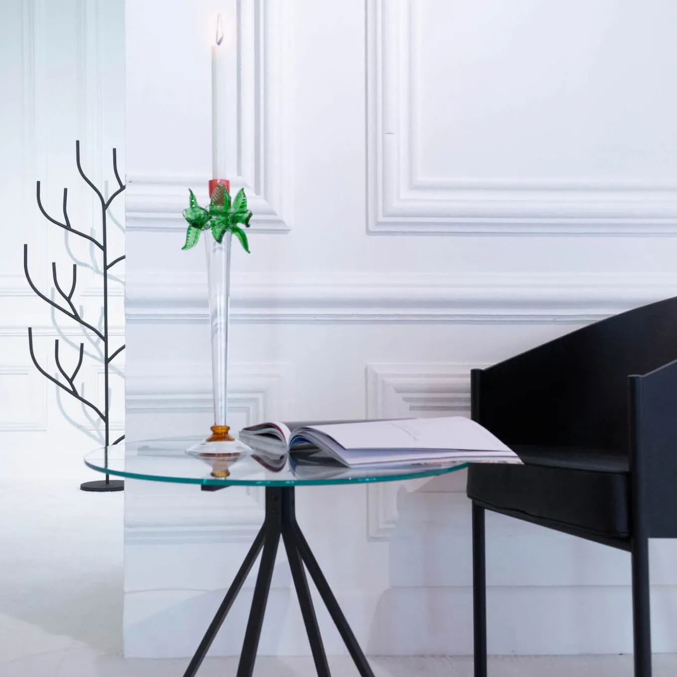 Leonardo Polychrome Candleholder by Borek Sipek