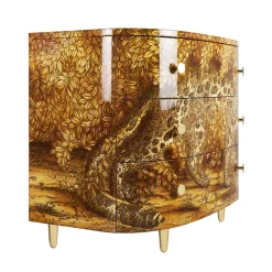 Leopardo Curved Chest of Drawers