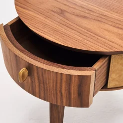 Lerici Round Canaletto Nightstand