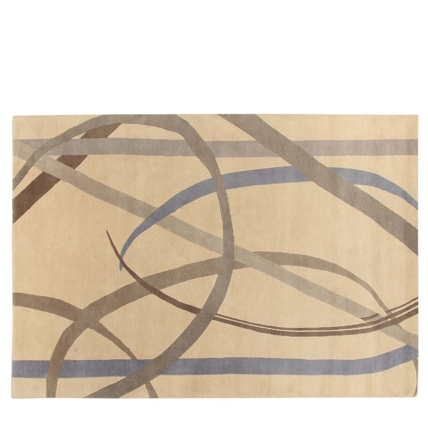 Lettera Disegnata Gray Carpet by Gio Ponti