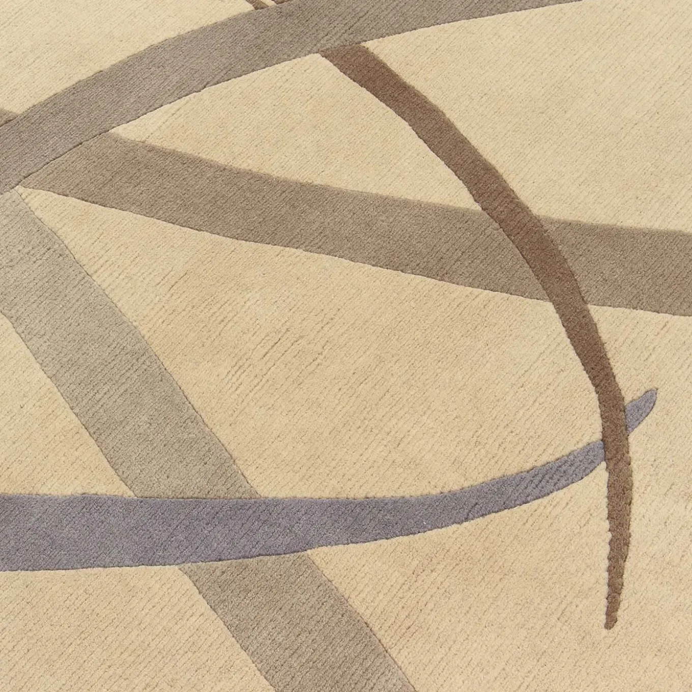 Lettera Disegnata Gray Carpet by Gio Ponti