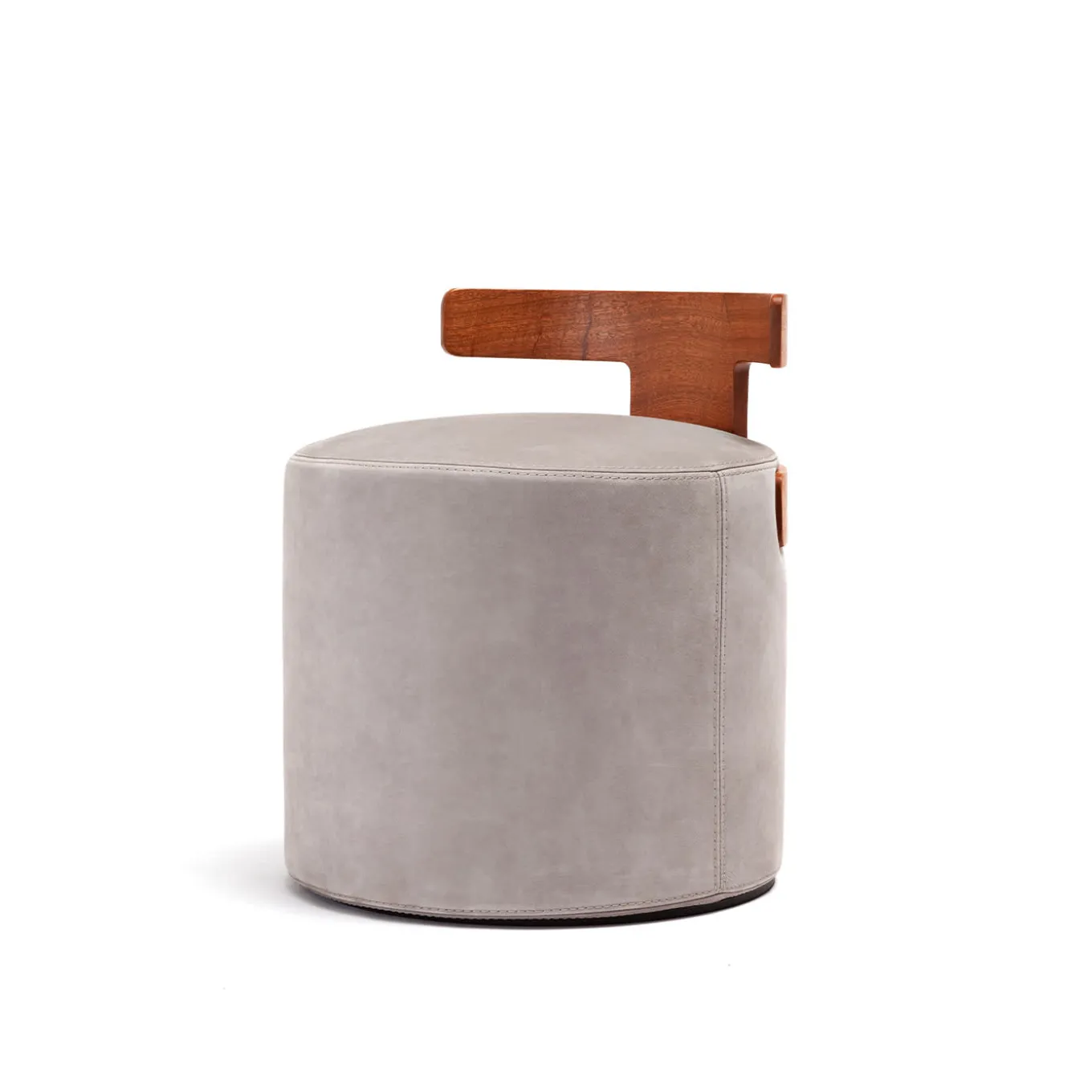 Levante Beige T-Pouf by Massimo Castagna
