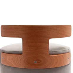Levante Beige T-Pouf by Massimo Castagna