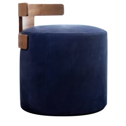 Levante Blue T-Pouf by Massimo Castagna
