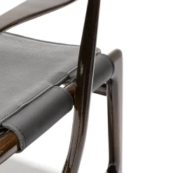 Levante Dark Leather Chair by Massimo Castagna #6