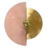 Levante Wall Sconce in Satin Brass and Pink Onyx