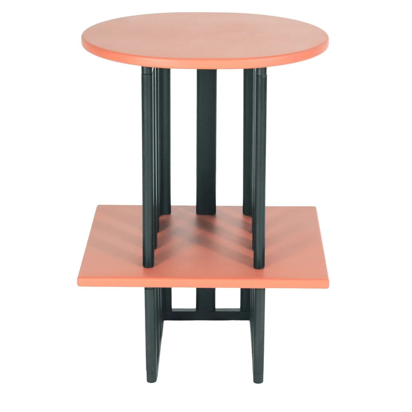 Lido Pink and Black Wood Side Table