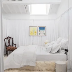 LIFE White & Green Tones US King Light Quilt