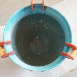 Light Blue Etruscan Vase