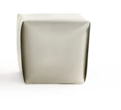 Light Gray Big Bao Ottoman by Viola Tonucci