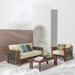 Lignes wood Outdoor Sofa