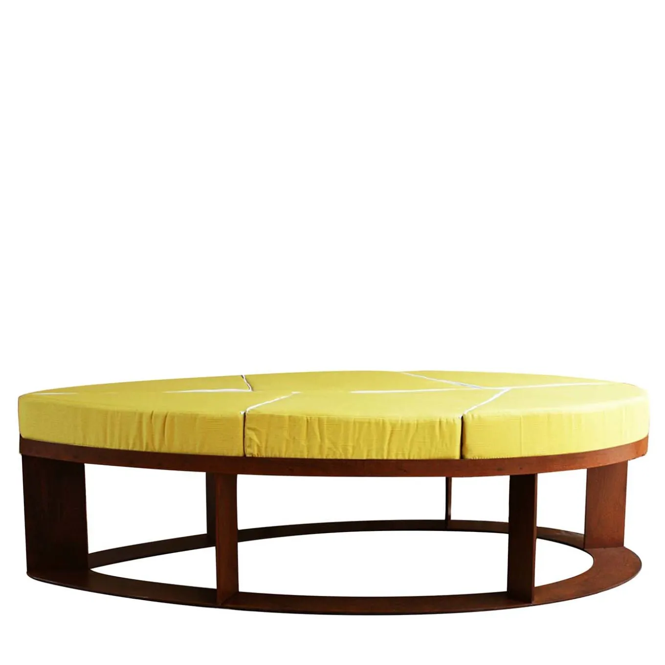 Lila Corten Steel Pouf