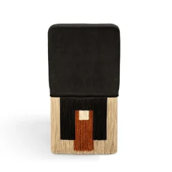 Lilli Cleo Black Velvet Chair by Lorenza Bozzoli
