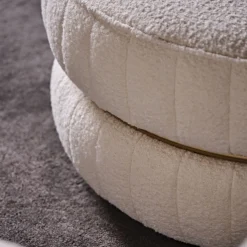 Lillo White Pouf