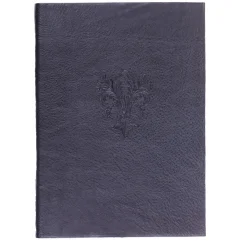 Lily Black Leather Notebook