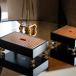 Limbor Dark-Brown/Orange Box