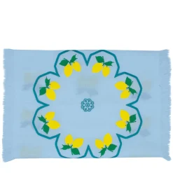Limoni Multicolor Fringed Azure Runner