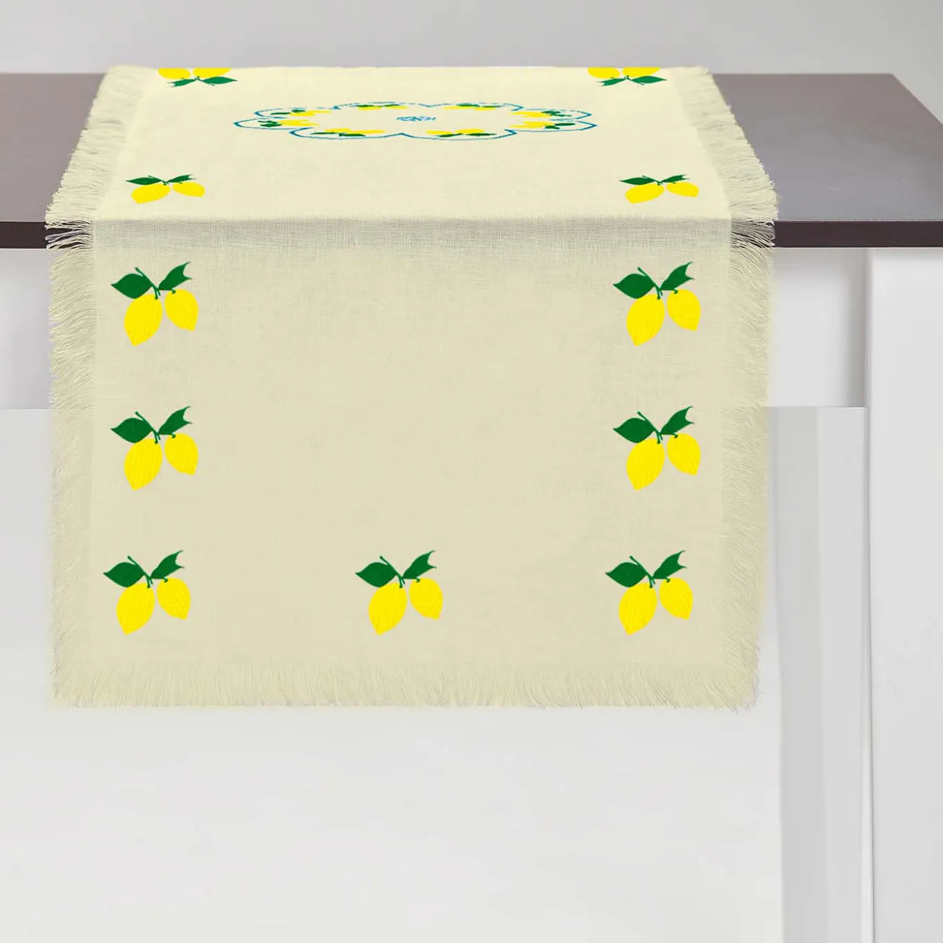 Limoni Multicolor Fringed Yellow Runner