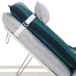 Lipari Ocean and Ivory Outdoor Sunbed