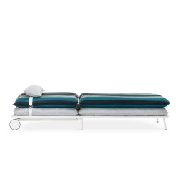 Lipari Ocean and Ivory Outdoor Sunbed