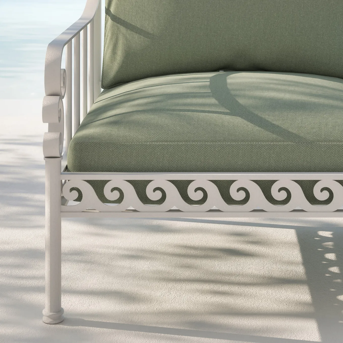 Lir 2-Seater Light-Blue Sofa