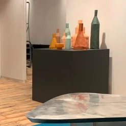 Liscia E2/Verde azzurro scuro Decorative Bottle