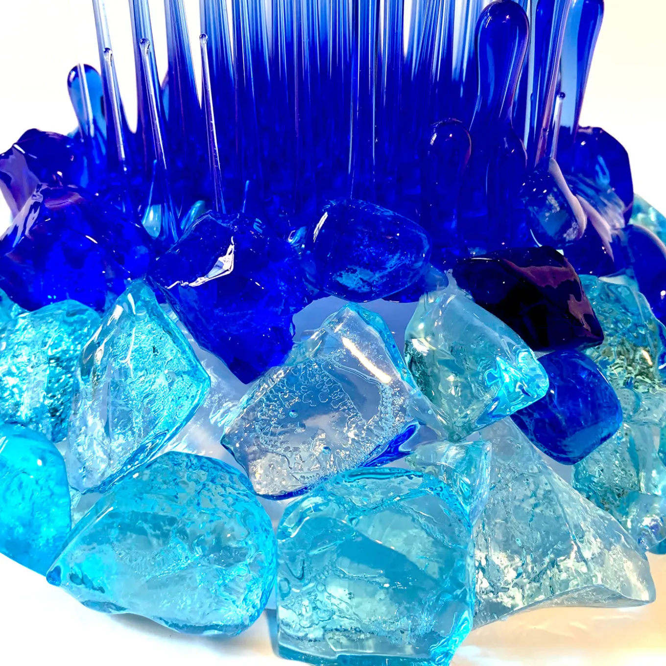 L'Isola Felice Murano Glass Sculpture