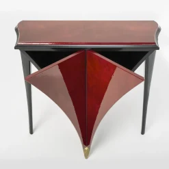 Liu red parchmant Console