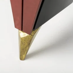 Liu red parchmant Console