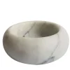 Living White Carrara Marble Ashtray
