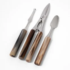 Lobster Cutlery Set in Natural Horn