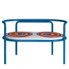 Locus Solus Blue Loveseat by Gae Aulenti