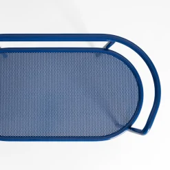 Locus Solus Blue Loveseat by Gae Aulenti