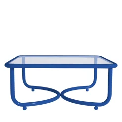 Locus Solus Blue Low Table by Gae Aulenti