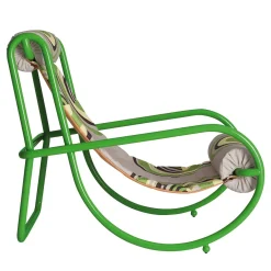 Locus Solus Green Armchair by Gae Aulenti