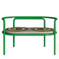 Locus Solus Green Loveseat by Gae Aulenti