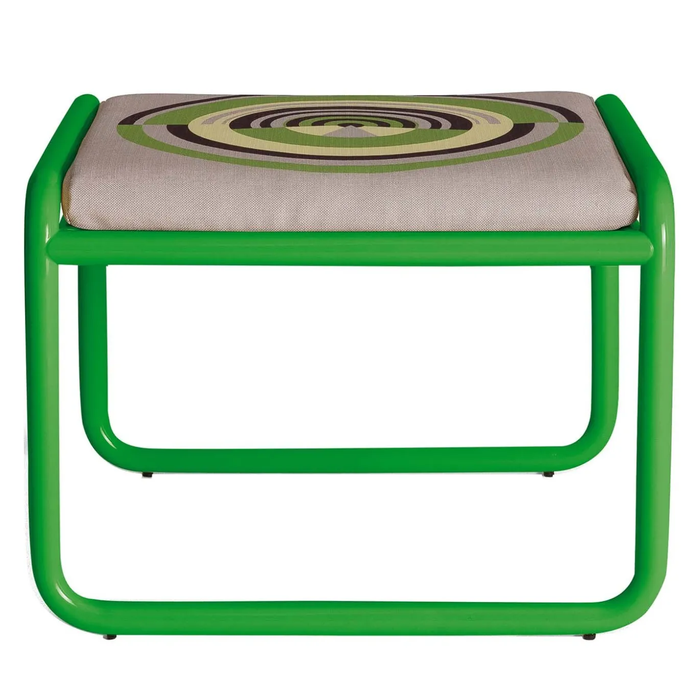 Locus Solus Green Pouf by Gae Aulenti